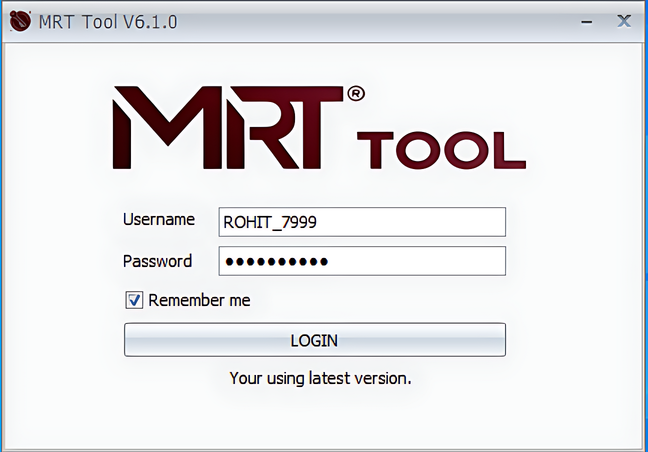 MRT Tool Interface